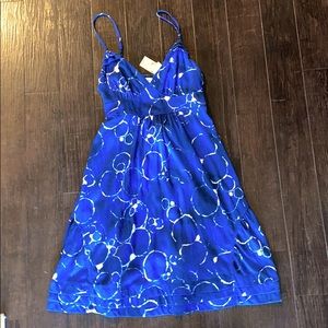 Blue summer, flowy dress